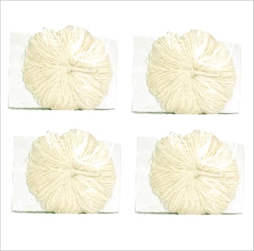 Image of 365 Phool Batti for Daily Pooja, Havan and Religious Rituals, Cotton vattulu for karthika masam, deepam Cotton thriri Wicks, bati for Daily Pooja, Premium bati, Pack of 6.