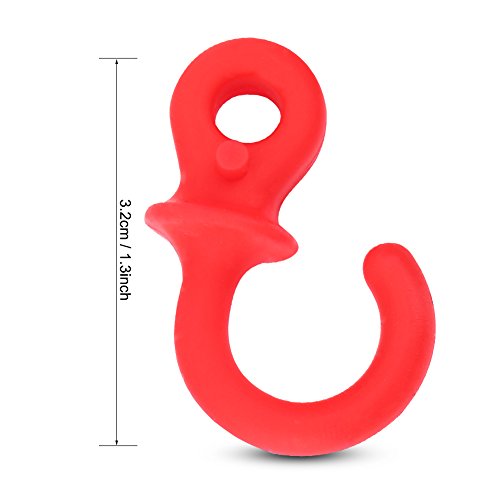 Hurrise Bow String Silencers 4Pcs Tail Silencers, Rubber Archery String Stabilizer For Compound Bow String Stabilizer Vibration Damper Shock Absorber #TOP3