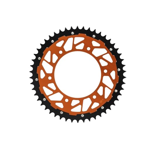 Pignon arrière moto 52T de haute précision pour EXC et SXF