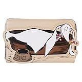 Loungefly Disney Nightmare Before Christmas Scientific Method Cartera con Cremallera Alrededor, Multicolor