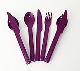 chef series tupperware prix  Junge Welle TUPPERWARE Picknickbesteck Besteck to go 3X Besteck Lila 3er Set Messer, Löffel, Gabel + Geschenk 1-2 Teile Zufallswahl