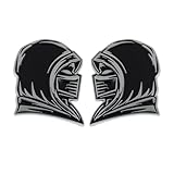 Ninja Emblem, Custom 3D Car Badge – Universal Exterior Accessories for Car, Truck, SUV, Motorcycle (Set of 2) (Chrome)