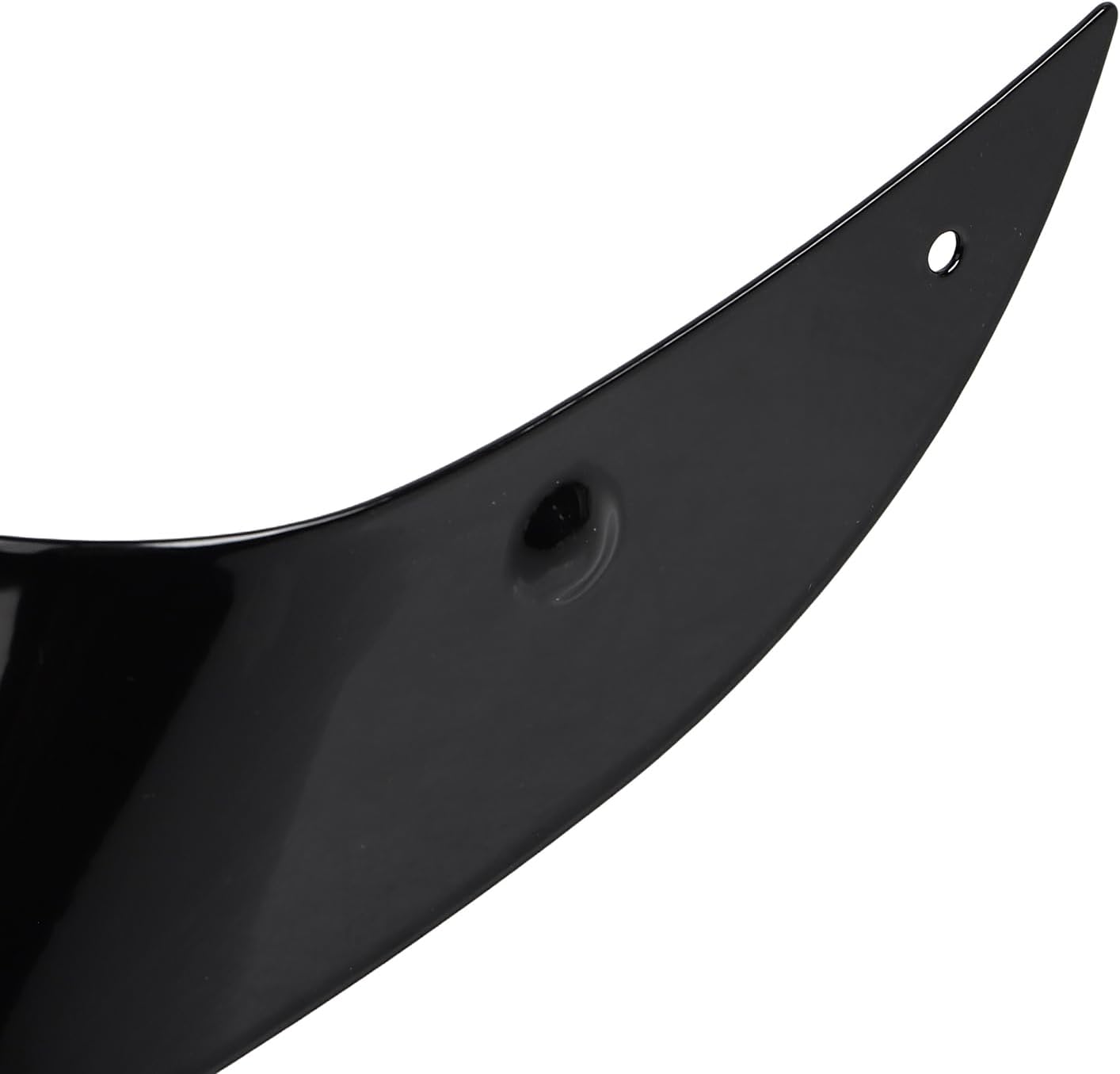 Ribbed Black Rear Fender Edge Tip Trim Skirt for Compatible with 2007-Up Harley Fat Boy FLSTF EFI FLSTFI FLSTFB