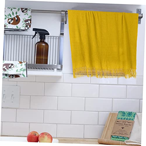 Manta de fibras acrílicas Alipis para sofá lavable con estampado elegante 7