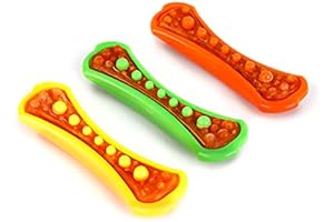 Hartz Chew 'n Clean Dental Duo Dog Bone Chew Toys, 3 Pack