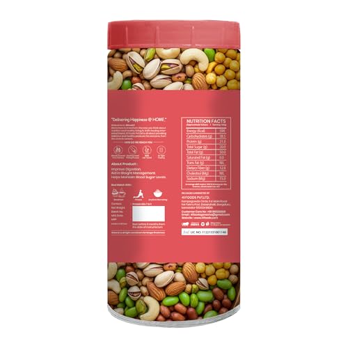 Image of 41 Foods Premium Protein Mix | Consists of Edamame, Almonds, Cashews, Peanuts & Pistachios | 100g