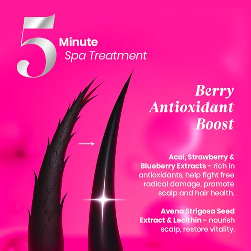 Image of Make Mee Bold Heat Therapy Hair Mask & Self-Heating Cap for Dry & Damaged Hair | Hair Spa Mask for Salon-Like Care at Home | With Berry Extracts, Hyaluronic Acid, Biotin, Collagen & Keratin | 5-Minute Care, 70 g
