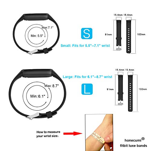 Honecumi COMBO LUXE-3S-7-S 3 Pack Luxe Bands Compatible thumb #3