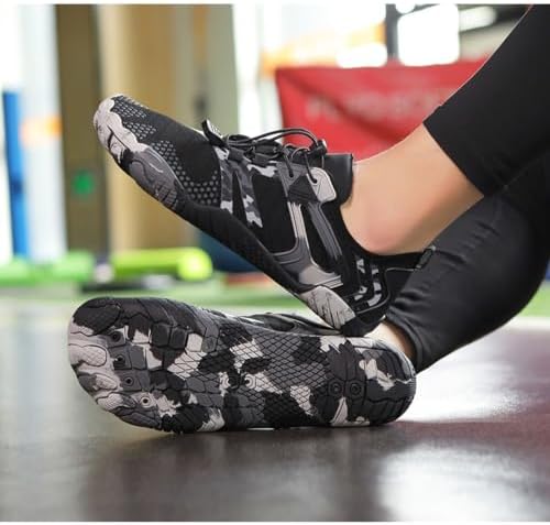 JHDDIA Home Fitness Barefoot Shoes Foldable Water Shoes Unisex Non-Slip