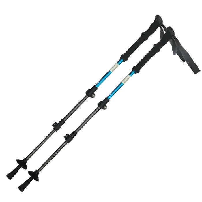 Amazon | GROWHILL グローヒル QUICK LOCK TREKKING POLE 2本セット BL