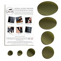 Patches De Réparation Pour Doudoune INGJIA – Autocollants Lavables, 6 Feuilles Rondes Et Ovales, Noir, Pour Duvet, Tente, Veste, Sans Couture