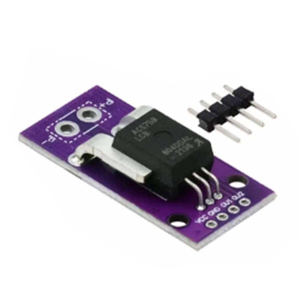 5Pcs ACS758 ACS758-100B 100A Linear Current Sensor ACS758LCB Current Module