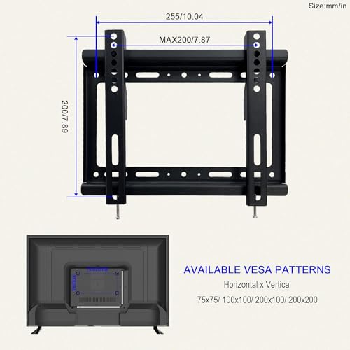 Sylvox RV TV Wall Mount, TV Brackets for Most of 14-42 inch Flat Curved TVs, Max VESA Compatible with 200x200mm - Image 3
