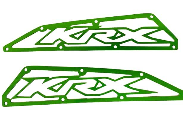 Kawasaki Green Hex Intake Bezel Frog Skin Cover - Custom Fit For KRX