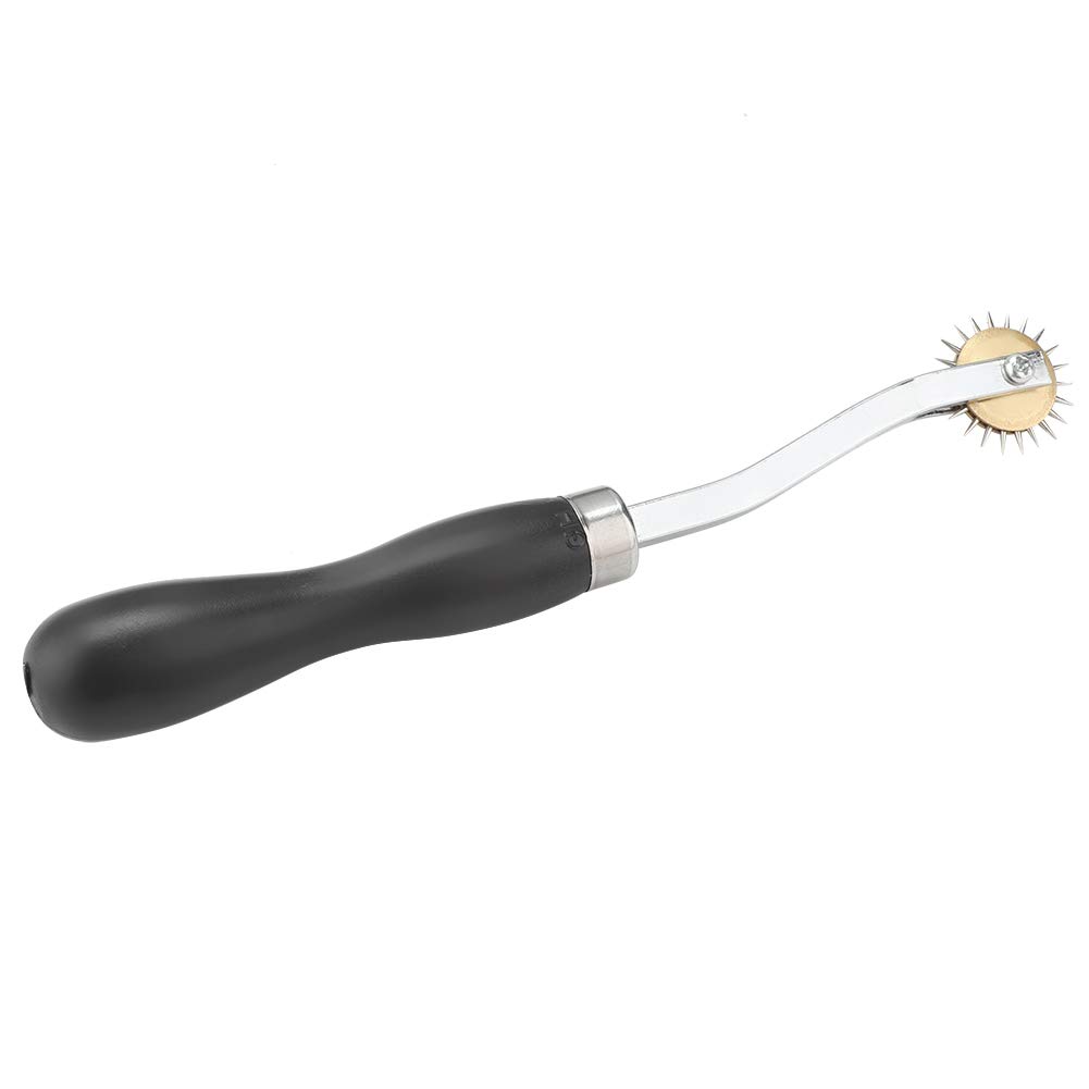Fdit Rueda de Rastreo, Bricolaje Profesional de Cuero Craft Stitch Marker Roulette Tool Stitch Line Marking Kit