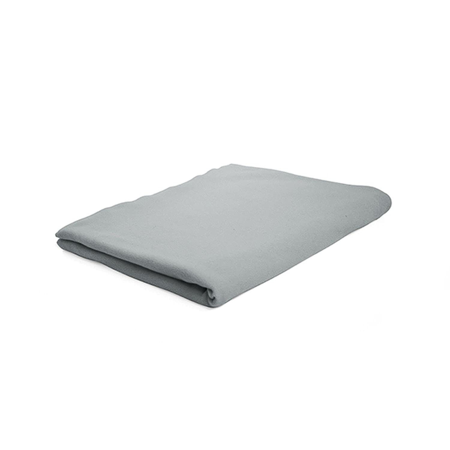 Drap Plat Today 100% Coton - Zinc, 180x290 Cm, Tissage Serré 76 Fils