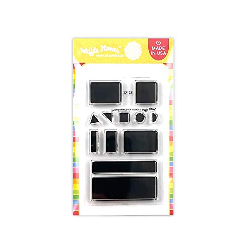 Waffle Flower Color Swatches For Inkpads Stamp Set #TOP9