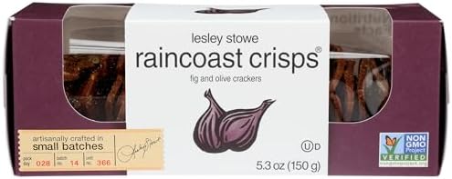 Lesley Stowe Crisps Fig and Olive, 5.3 oz