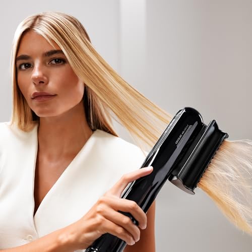 Cecotec Plancha de Pelo con Aire 6 Accesorios AirLisse 6in1 Premium. 1120000RPM, Flujo de Aire 19,7 Litros por Segundo, Función Plasma, Elimina el Frizz, Motor Brushless, Cepillo y Estuche de Cuero - imagen 12