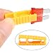 QLOUNI Kit de 100pcs Fusibles Planos para Coche Mezclado con 5pcs Portafusibles...