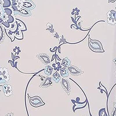 Beige Blue Flower