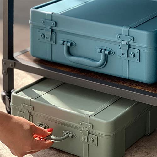Mallette de rangement rétro au design robuste et élégant - 5