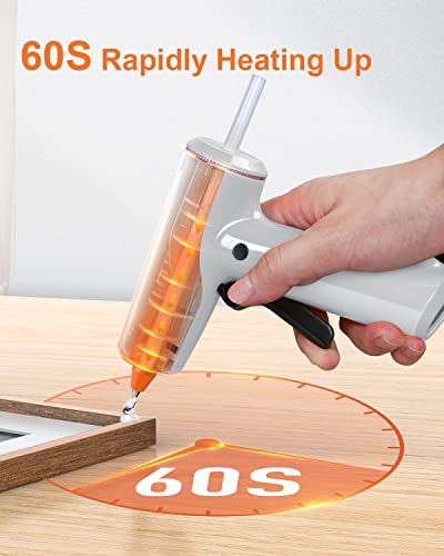 Akolik 50W Mini Hot Glue Gun, Anti-Drip Fast Preheating Mini Glue Gun Kit With 30 Pcs Glue Sticks For Diy, Arts & Craft, Home Repairs, And Decorations 50W #TOP2