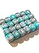 Pokemon Dice x24 Set - Damage Counters - Scarlet & Violet ETB - Teal Gray Swirl