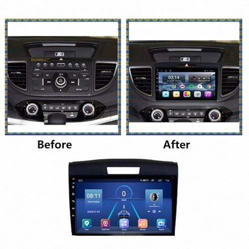 Radio para Honda CRV 2011-2015 con pantalla de coche 2 DIN 2