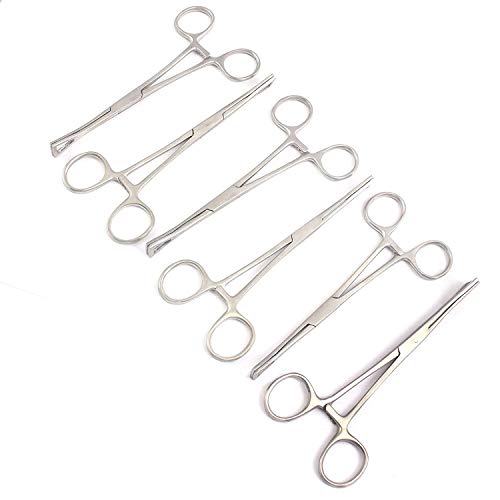 PRECISE CANADA: Set of 6 Pennington Forceps Non-Slotted 6