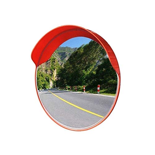 L.TSN Espejo de tráfico Convexo del Lado de la Carretera, Protector Solar a Prueba de Lluvia Intersección del Espejo Convexo Diámetro del Espejo Giratorio del automóvil: 45-120 cm (tamaño: 120 cm)