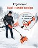 VOLTASK Cordless Snow Shovel, 48V | 13.5-Inch Cordless Snow Blower, Battery Snow Blower with Directional Plate (2 * 24V Battery & Dual Quick Charger Included) #5