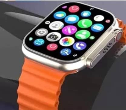 BYTETRONICS T 10 Ultra Smart Watch for Men | Calling Wireless Charging with Activity Tracker | T10 Ultra 2 Watch Will Work on a Single Charge for About 5 Days (Without BT Calling) (Orange Strap) (B0D929JF3K) Amazon Price History, Amazon Price Tracker