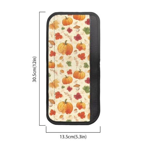 Image of Dreaweet Mushroom and Pumpkin Fridge Door Handle Covers Set of 4 Fall Kitchen Decor Washable Appliance Refrigerator Microwave Dishwasher Dust Door Handle Cover Keep Off Fingerprints