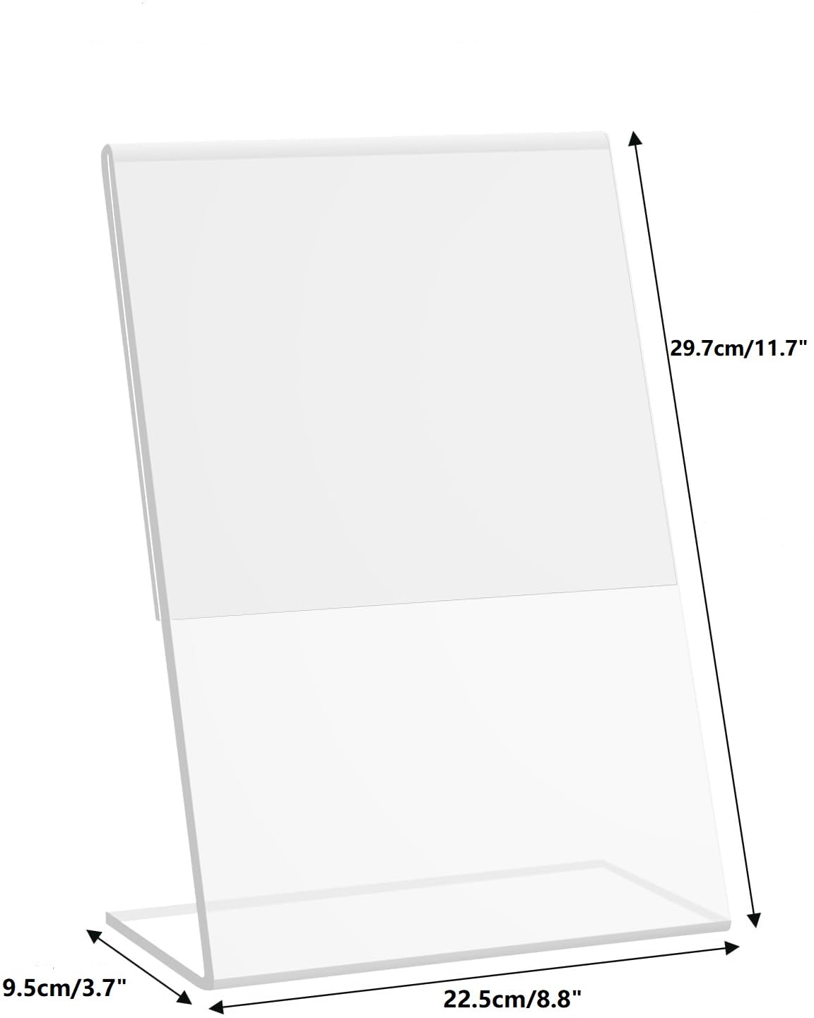 Milaosk 8 Présentoir De Table Incliné, Mini Presentoir Incliné Supports De Menus L- Porte