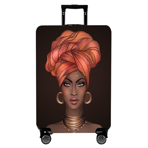 Image of WUJIAONIAO Travel Luggage Cover Baggage Suitcase Cover Protector Skins 18-32 Inch, Brown A10, S (for 18--20 inch luggage), Fashion