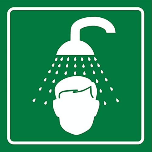 eSplanade Swimming Pool Shower Sign Decal Sticker - Easy to Mount Weather Resistant Long Lasting Ink Size (5" x 5") (B092DPMLBP) Amazon Price History, Amazon Price Tracker