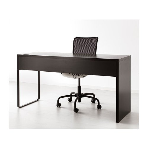 New Ikea Micke Computer Desk Workstation Black-Brown (Black Brown) #TOP1