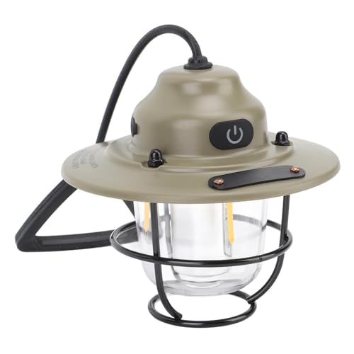 Lanterne de camping LED verte à intensité variable pour éclairer vos tentes