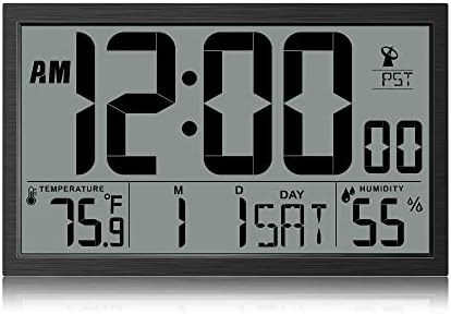 Amazon.com: Sharp Desktop Dual Alarm Clock with Color Display - Atomic ...