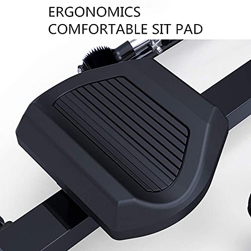 Image of Multi-Function Rowing Machine Silent Hydraulic Rowing Exercise Fitness Equipment Double Resistance Adjustment Foldable Design for Office Gym