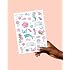 xo, Fetti Under The Sea Mermaid Temporary Tattoos - 56 Iridescent Foil Styles | Kids Birthday Party Supplies, Sea Creatures Favors, Ocean Animal, Underwater Arts and Crafts, Boys + Girls Activity