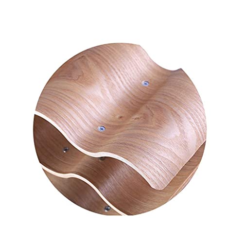Soporte para botellas de vino de madera sólida 42.5x15.5x10.5cm miniatura 2