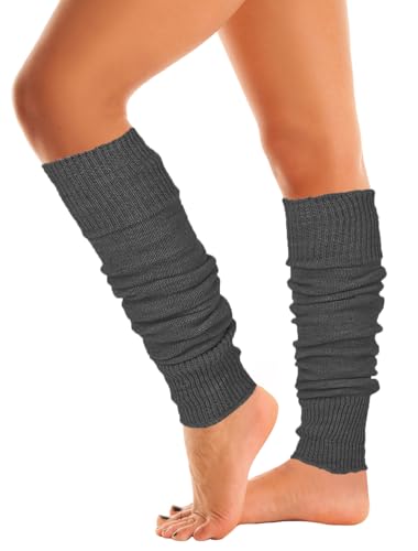 Image of Mysocks Leg Warmers Extra Soft Stylish Fancy Winter 80s Party Dance Neon Long Legwarmers for Women Girls Ladies