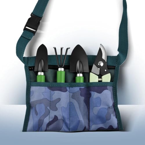 jojofuny Juego de Herramientas Manuales de Jardinería para Plantar Suculentas, Bonsáis y Plantas de Interior, Mini 3 Piezas en Acero Inoxidable Mango Plástico Verde y Negro, Kit - imagen 4