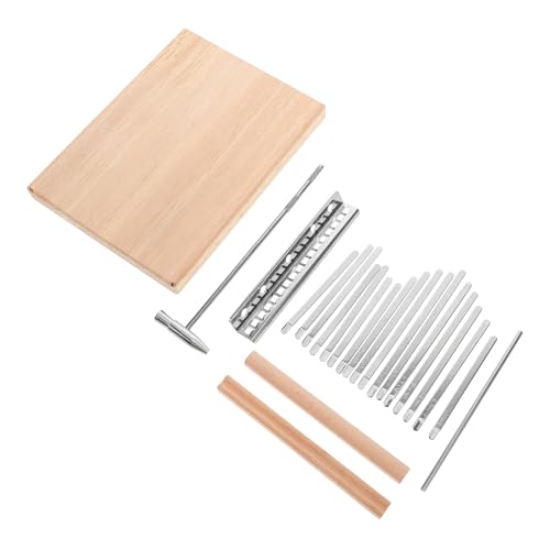 SWOOMEY 鍵 サムピアノ 木製 フィンガーパーカッション 初心者用カリンバ カリンバ 楽器 み立て キット付き 家用 音楽教育 子供の練習用