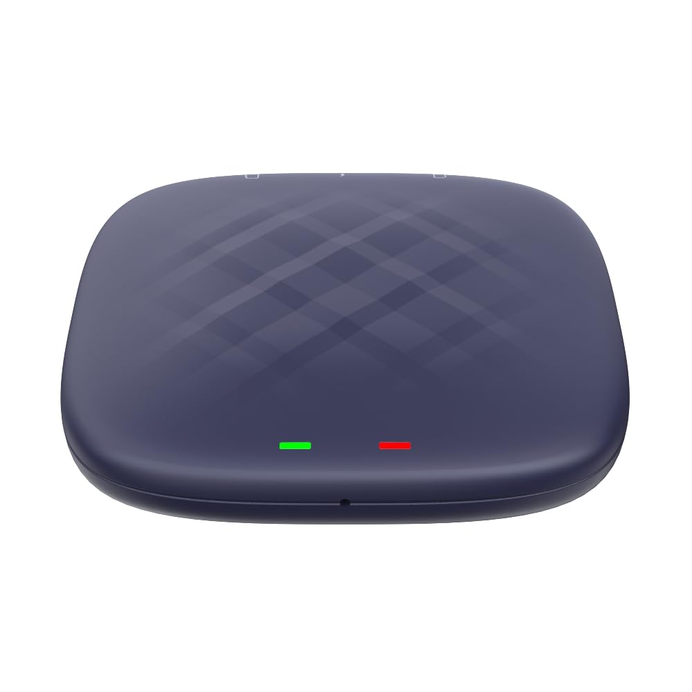 AI Box Android 13 4GB+64GB, QCM6125 8-Core, CarPlay Android Auto Wireless, 4G LTE SIM/TF, GPS, Trasforma Schermo Auto in Sistema Android, Netflix YouTube, per Auto con CarPlay Cablato