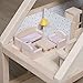PlanToys Neo Line of Wooden Dollhouse Furniture - Living Family Room (7307) | Sustainably Made from Rubberwood and Non-Toxic Paints and Dyes