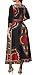 African Dress for Women Print Maxi Dress Sexy V Neck Dashiki Party Dresses Elegant Bohemian Long Sleeve Prom Attire Flowy Cocktail Tropical Vintage Outfits