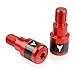 2pcs 7/8" 22mm Motocicleta Extremos del Manillar Mangos de Barra de Agarre...
